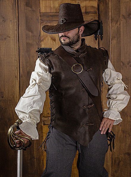 Leather doublet for the musketeer, landsknecht and conquistador alike.